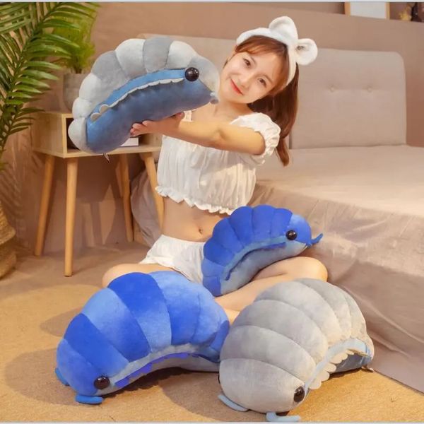 Bonecas de pelúcia 30/50cm Likelike Insect Plush Toys Pill Bug Recheado Animais Macios Travesseiro Almofada Inseto Boneca Crianças Brinquedos Meninas Meninos Presente 230927