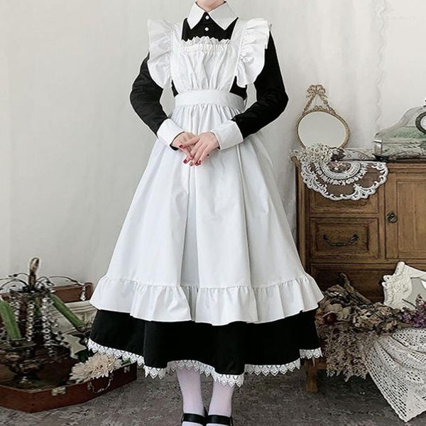 Röcke Y2k Things Maid Cosplay Kostüm Rock Harajuku Höschen Anime Outfit Nachtwäsche Lolita Schwarz Süßes Kleid