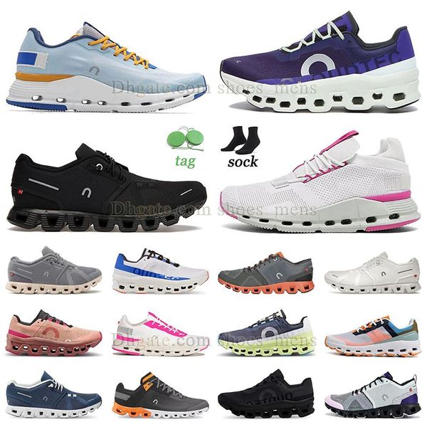 Hot Top Cloud Scarpe da corsa Monster Purple Nova Pink Blue 5 All Black Runner Roger X3 Barbie Scarpe da ginnastica Pearl Uomo Donna Sneakers Flyer Scarpe da tennis Swift Surfer