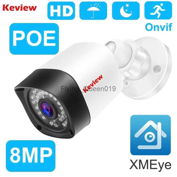 CCTV Objektiv POE 8MP 4K 5MP 4MP IP Kamera POE Outdoor Wasserdicht H.265 Sicherheit Überwachung Bullet CCTV Kamera bewegungserkennung Kamera YQ230928