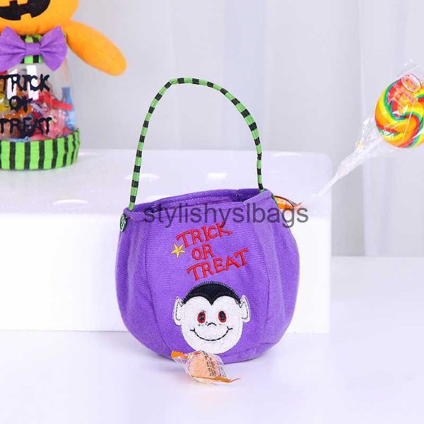 Totes Halloween sacolas adereços latas de pano abóbora sacos pequenos06stylishyslbags