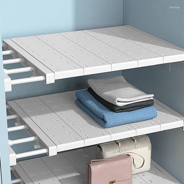 Kleideraufbewahrungsregale Schrank Kleiderschrank Organizer Racks Wandmontage für Küchenzubehör