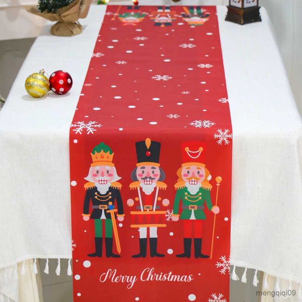 Decorações de natal corredor de mesa de natal decorações de natal para casa feliz natal ornamento natal navidad presentes de natal ano novo