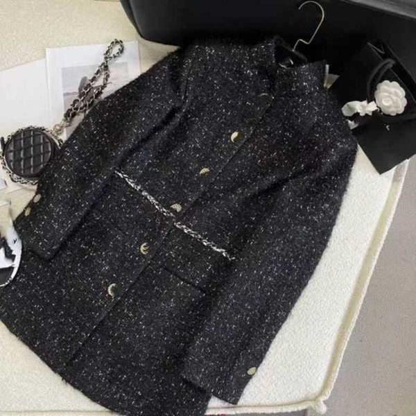 Giackets Womens Chan Donne Modella Giacca in passerella in passerella Abito lungo Tweed Coat Autumn Inverno Mother's Day Regalo di San Valentino per il Giornite Ringraziamento di Natale 7GDV 7GDV