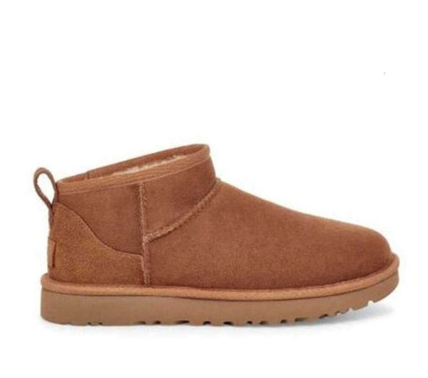 Laarzen uggs dames ultra mini snowboots winterproducten Enkel Zacht comfortabel Schapenvacht warm houden pluche kaart stofzak leuke cadeaus Bewegingsstroom 902ess