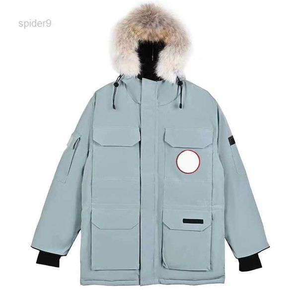 Homens Down Parkas Moda Puffer Jacket Womens Desinger Casaco Street Wear Inverno Casais Roupas Outerwear para Masculino Tamanho 3XL Canadá Treino Longo LG4Y