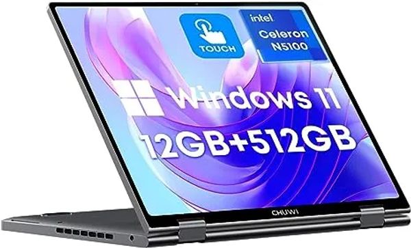 Ноутбук CHUWI MiniBook X, планшет 2 в 1, Intel N100/N5100, 10,51, FHD, IPS-экран, 12 ГБ, LPDDR5, 512 ГБ, твердотельный накопитель, Windows 11, ноутбук 1200 1920