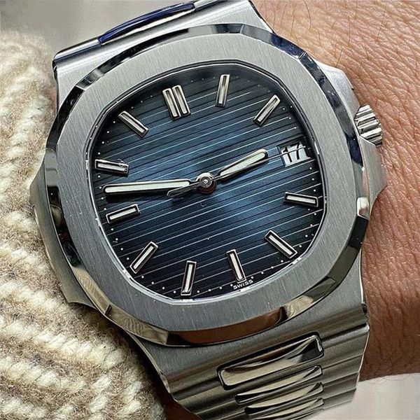 Orologio da uomo dal design unico, speciale quadrante ovale con data individuale, immagine vintage, bracciale in acciaio inossidabile 2813, movimento automatico 242s.