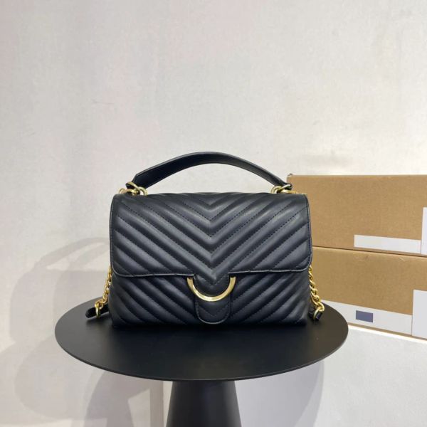 borse firmate da donna borsa da amore Icona classica lady puff chevron manico a campana semplicemente borse borse a tracolla sotto le ascelle di lusso