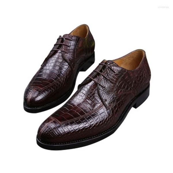 Abendschuhe Yulonggongwu Krokodil Herren Business Formal Leder Herren Hersteller