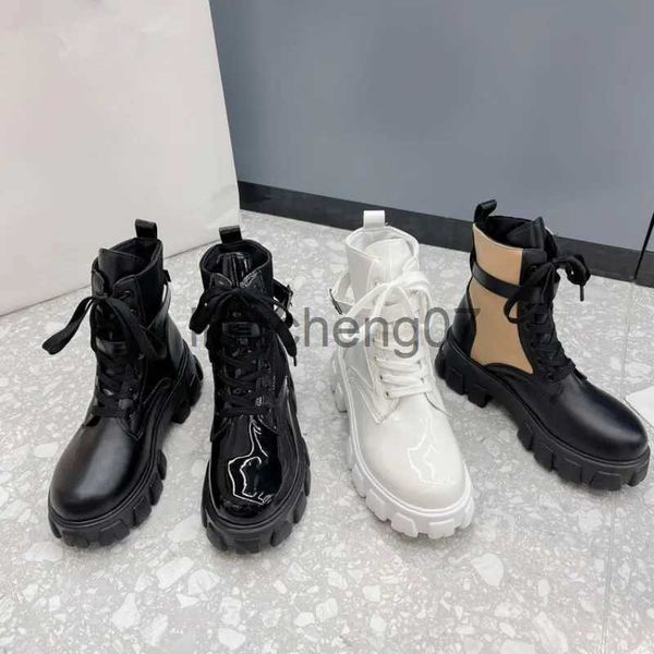 Stiefel Kurze Stiefel Frauen Britische Fan Stiefel 2023 Neue Frühling Herbst Stiefel Frau Kurze Stiefel Dicken sohlen Einzigen Stiefel große Größe Damen x0928