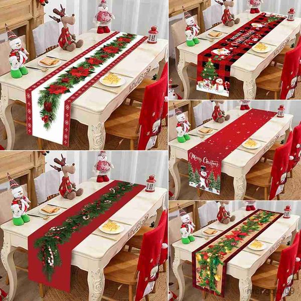 Decorações de Natal Toalha de Mesa de Natal Pano Feliz Natal Decoração para Casa 2023 Toalha de Mesa Xmas Ornamento Natal Presente de Ano Novo R230928