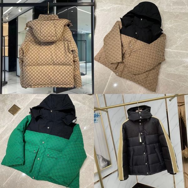 Piumini da donna da uomo Cappotto firmato Giacca invernale Parka Cappotti casual classici Piume da esterno Capispalla da donna Mantieni caldo corto Con cappuccio Addensare Capispalla antivento