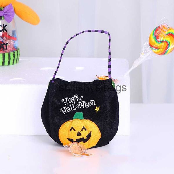 Fourre-tout Halloween sacs fourre-tout accessoires canettes en tissu citrouille petits sacs09stylishyslbags