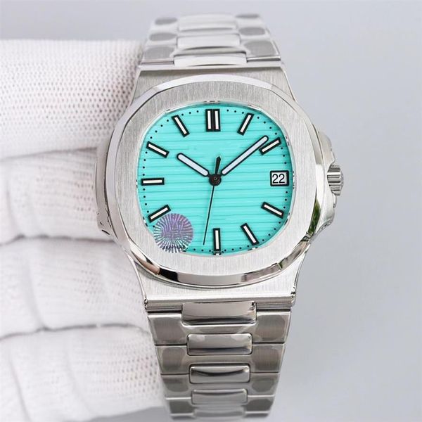 Relógio masculino designer relógios de alta qualidade 40mm lente vidro safira boutique pulseira aço designer relógios para homem data inteira gif2649