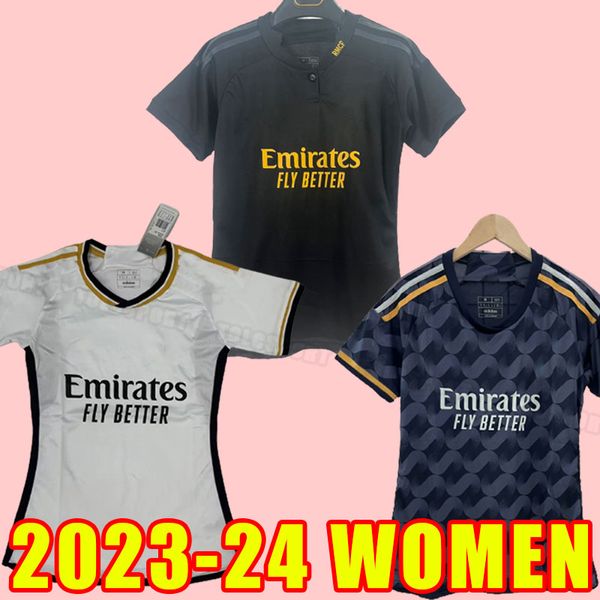 Frauen 23/24 CAMAVINGA Fußballtrikots 2023 REAL MADRIDS RODRYGO RUDIGER MODRIC MARCELO ASENSIO LUCAS V TCHOUAMENI Fans VERSION BELLINGHAM Mädchen Heim Auswärts Dritter