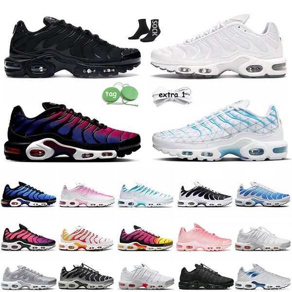 2024 OG Original TN Plus Utility Marselha Tns Running Shoes Mulher Homens FC Triplo Preto Branco Mica Verde Atlanta Rosa Gradiente Unidade Atlética Plataforma Esporte Sapatilhas