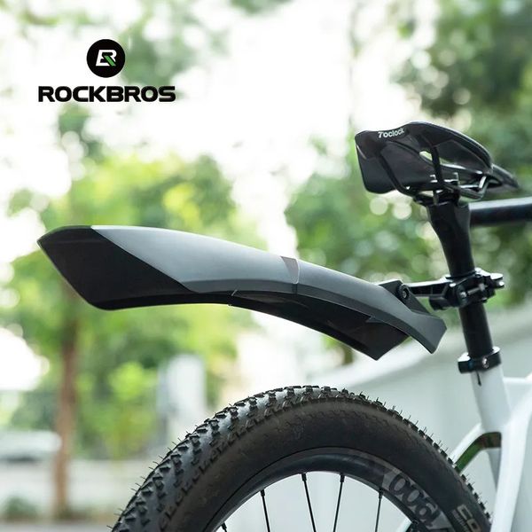 Велосипедное крыло ROCKBROS Удлиненное велосипедное крыло, расширенное велосипедное крыло, 24 дюйма, регулируемая быстроразъемная защита, удлиненный комплект крыльев для велосипеда 230928
