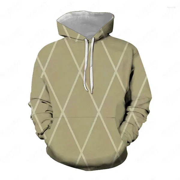 Sweat à capuche pour hommes, caractéristiques, vêtements pour hommes, qualité, à la mode, dessin animé sauvage, Swag, imprimé coréen, rayures hautes