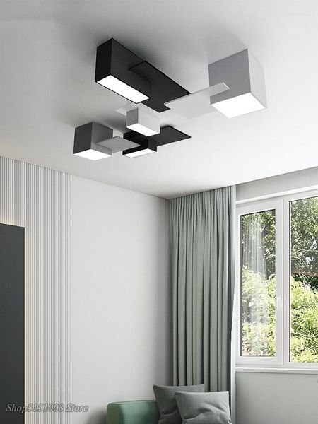 Deckenleuchten, moderne Eisen-LED-Lampe, Wohnzimmer-Kombinationslicht, nordisches Design, Schlafzimmer, Heimdekoration, Beleuchtungskörper