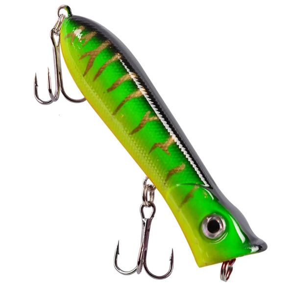 Iscas Iscas 1 Pcs Popper Isca De Pesca Wobblers 3D Olhos 8cm 11.4g Topwater Hard Iscas Plástico Artificial Isca Crankbait Pesca Carpa Pesca 230927