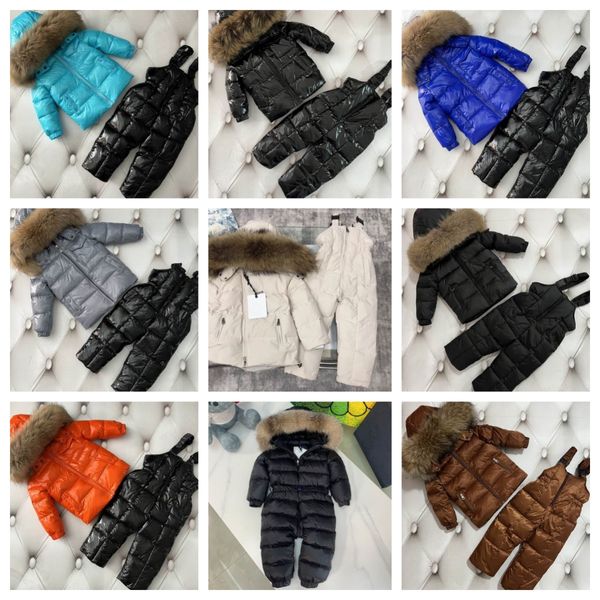 Piumino per bambini di marca Cappotto per bambini Cappotti Piumino di design Giacca con cappuccio Spessa Capispalla calda Ragazza Ragazzo Ragazze designer Capispalla 90% Piumini bianchi staccabili