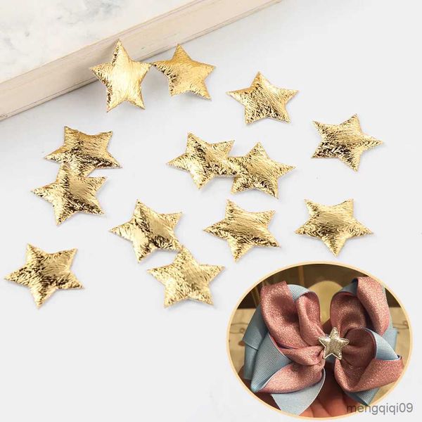 Decorações de Natal 100 Pcs Estrelas Douradas / Prateadas para Decoração de Festa de Natal Estrelas de Tecido de Espuma DIY Scrapbook Cartões Ornamentos Enfeites Acessório R230928