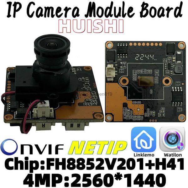 Obiettivo CCTV 2K 4MP 2560*1440 25FPS FH8852V201 + H41 Modulo telecamera IP Scheda IRcut M12 Obiettivo NETIP Rilevamento movimento umano P2P Cloud Raidator YQ230928