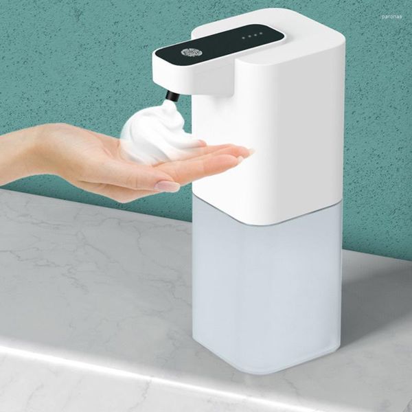 Dispenser di sapone liquido Schiuma con rilevamento automatico Lavaggio delle mani 2023 Dispenser di gel per spruzzatore di alcol per macchine Ricarica USB