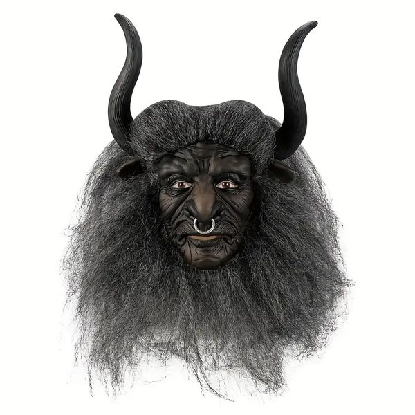Maschera per il viso del diavolo del toro Halloween Dress Up Costume da ballo Maschere per giochi di ruolo Puntelli per feste sul palco