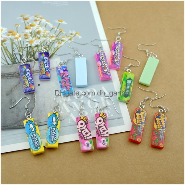 Stick Kawaii Kaugummi Ohrringe Kostüm Trendy Stil Frau Mädchen Schmuck Drop Lieferung Smtri