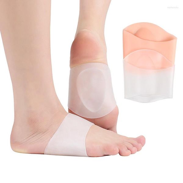Женские носки, силиконовые арочные подушечки, стелька для коррекции плоскостопия, поддержка пятки, половинный размер, мужские и женские ремонтные подушечки, подушечки для носков в пол-ярда