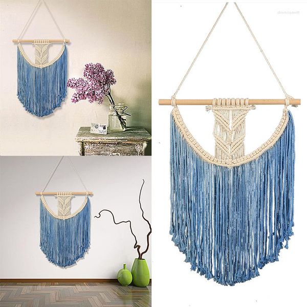 Arazzi Boemia Macrame Appeso a parete Arazzo Decorazione Mandala Boho Home Decor Tessuto all'uncinetto Regalo