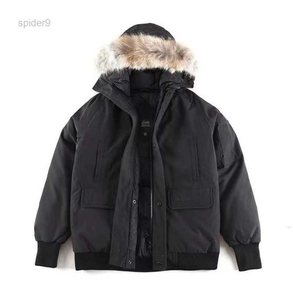 Designer jaqueta de inverno para homem moda parka clássico casacos casuais ao ar livre penas senhoras outwear manter quente casaco curto com capuz engrossar à prova de vento outerwear c34g