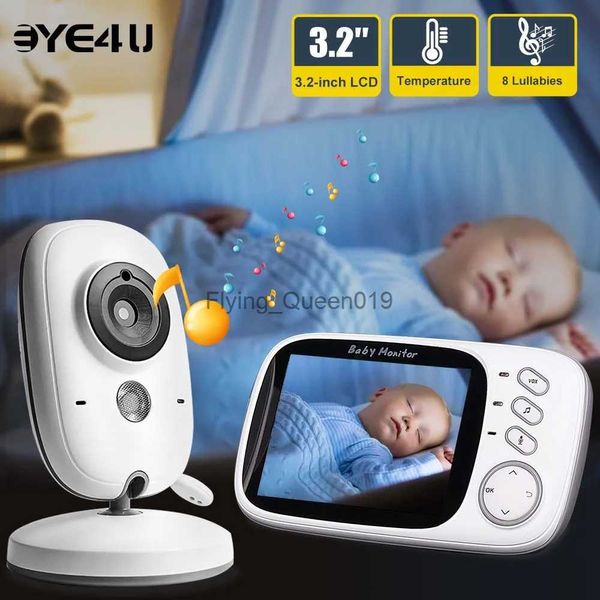 CCTV-Objektiv VB603 Video-Babyphone 2,4 G Mutter Kinder Zwei-Wege-Audio-Nachtsicht-Videoüberwachungskameras mit Temperaturanzeigebildschirm YQ230928