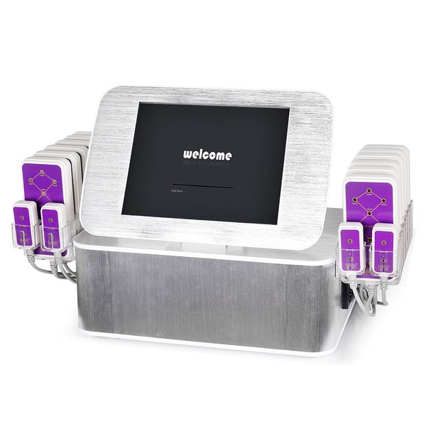 Instrument de beauté de Promotion 16 tampons Diode Lipo Laser puissance Lllt minceur réduction de graisse perte de poids Machine de beauté