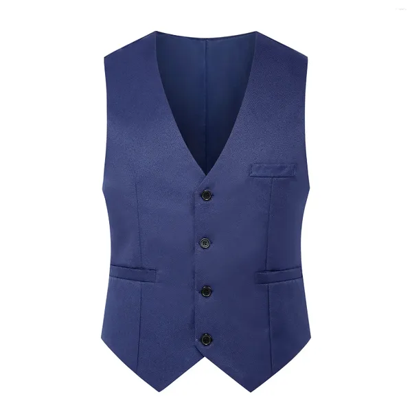 Männer Westen 2023 Weste Männer Frühling Herbst männer Slim Kleid Business Anzug Gilet Colete Mode Westen Masculino Große Größe 5XL