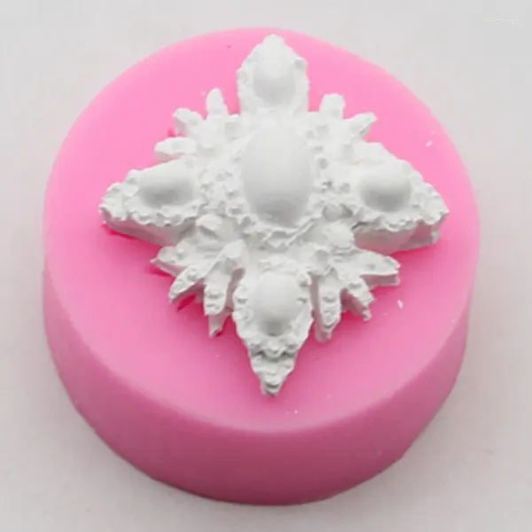 Stampi da forno 1PC gioielli diamante stampo tortiera stampo per sapone in silicone strumenti per decorare fondente produzione fatta a mano pasticceria al cioccolato