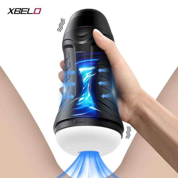 Brinquedo sexual massageador 10 modos masturbador masculino automático máquina de sucção de vibração simulação de vácuo boquete silicone suprimentos adultos brinquedos para homens