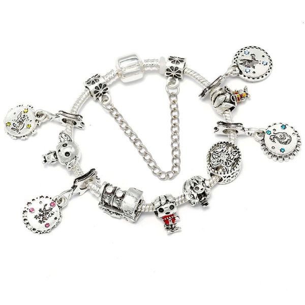 Bracelet Pandorara Designer Luxo Moda Mulher Bracelete Harry Filme Cartoon Charm