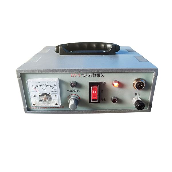 Detector de faísca elétrica, leve, fácil de operar, pode carregar e descarregar rapidamente, adequado para operações de campo, LCD-3, 470*370*180MM