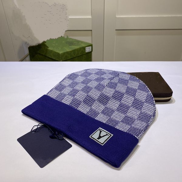 NUOVO Besigner Autunno Inverno Stile Caldo Beanie Cappelli da uomo e da donna Moda universale Berretto lavorato a maglia di alta qualità Autunno Lana Cappello da teschio caldo all'aperto