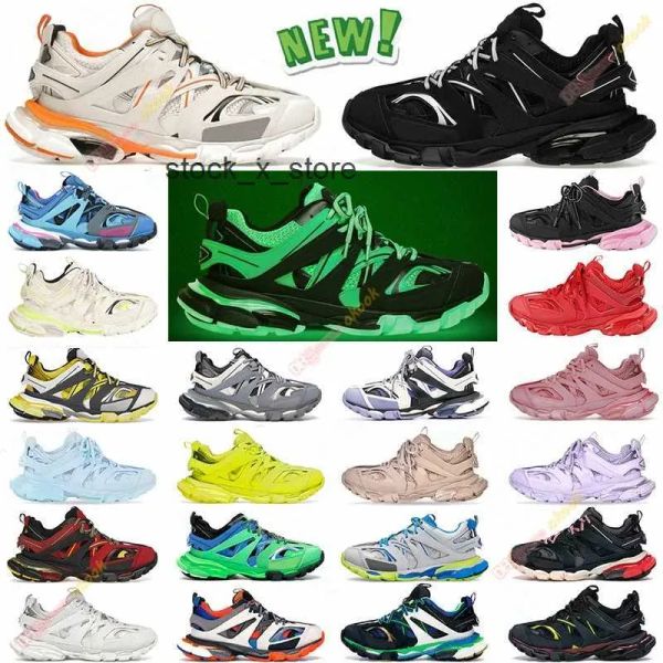 LM Paris Track 3 Tess S Sapatos Casuais Designer 3.0 Sapatos Esportivos Mens Mulheres Sapatilhas Pai Três Geração LED Lâmpada de corrida emissora de luz UIC