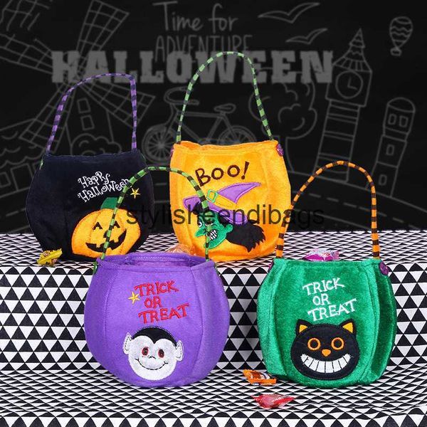 Totes Halloween tote bags adereços sacos de pano sacos de doces latas de doces sacos de abóbora doces pequenos bagsstylisheendibags