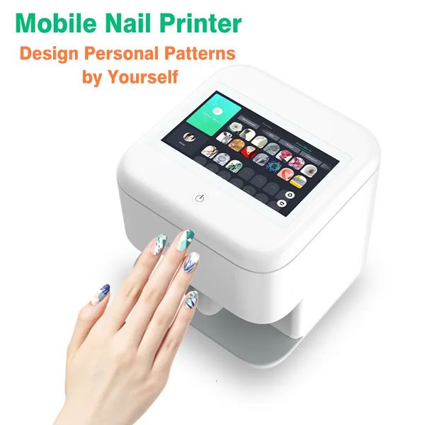 Другие товары Мобильный принтер для печати рисунков на ногтях Портативное 3d-художественное оборудование для салона 230927