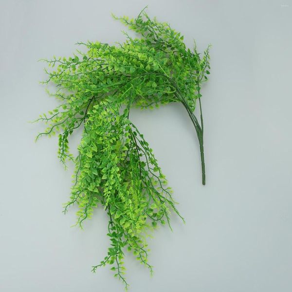 Fiori decorativi appesi in rattan 1 pezzo 80 cm pianta artificiale viti parete verde plastica erba festa matrimonio foglie di edera