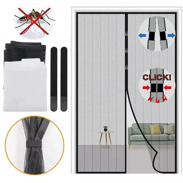 Outros Home Têxtil Fechamento Automático Magnético Mosquito Net Tela Cortina Verão Cozinha Anti Bug Fly Partição 230927