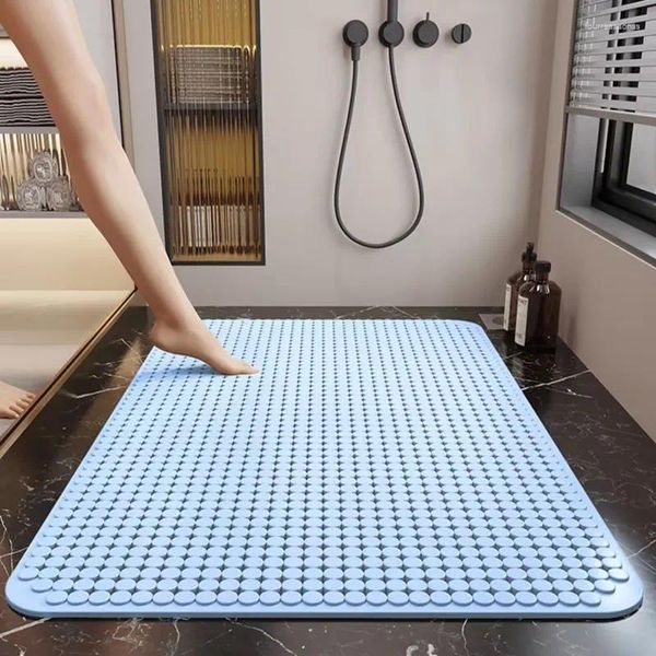Tapetes de banho antiderrapante TPE banheiro chuveiro tapete ventosa crianças antiderrapante pé almofada doméstica pés massagem chão