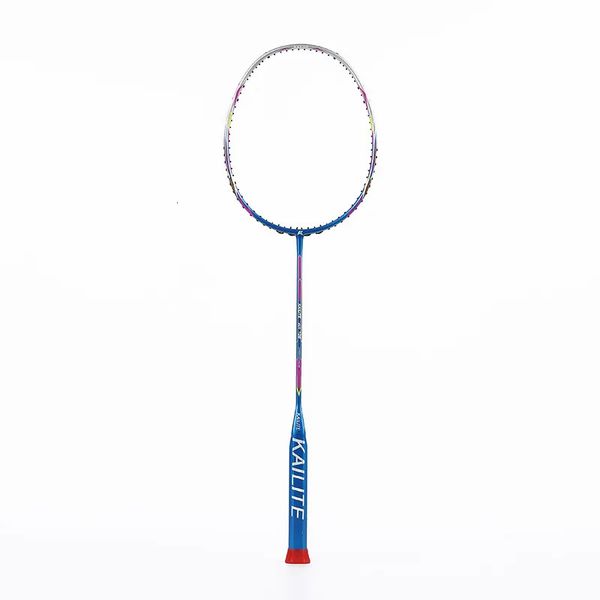 Badmintonschläger Ultraleichter 50g 10U Professioneller Kohlefaserschläger Superleichtester Graphitschläger mit Saite 30LBS Erwachsene 230927