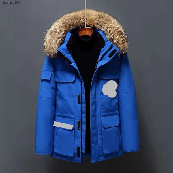 Heißer Verkauf Herren Daunenparkas Jacken Winter Arbeitskleidung Jacke Outdoor verdickt Mode Warmhalten Paar Live-Übertragung Canadian Goose710